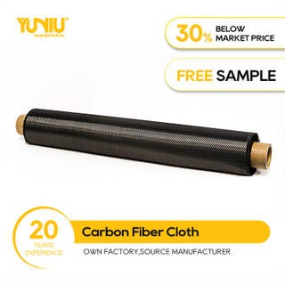 Isolation thermique antistatique Tissu en fibre de carbone unidirectionnel 3k 6k 12k/tissu en fibre de carbone préimprégné pour équipement aérospatial