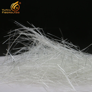 Brins hachés en fibre de verre de haute qualité 10-13um pour tapis d'aiguille