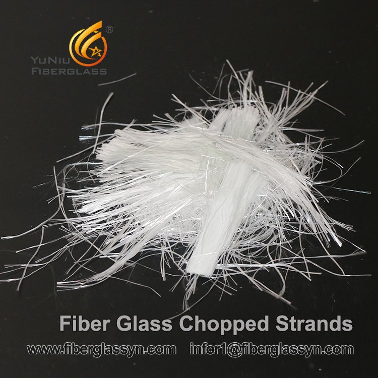 Brins hachés en fibre de verre sans alcali pour tapis d'aiguille