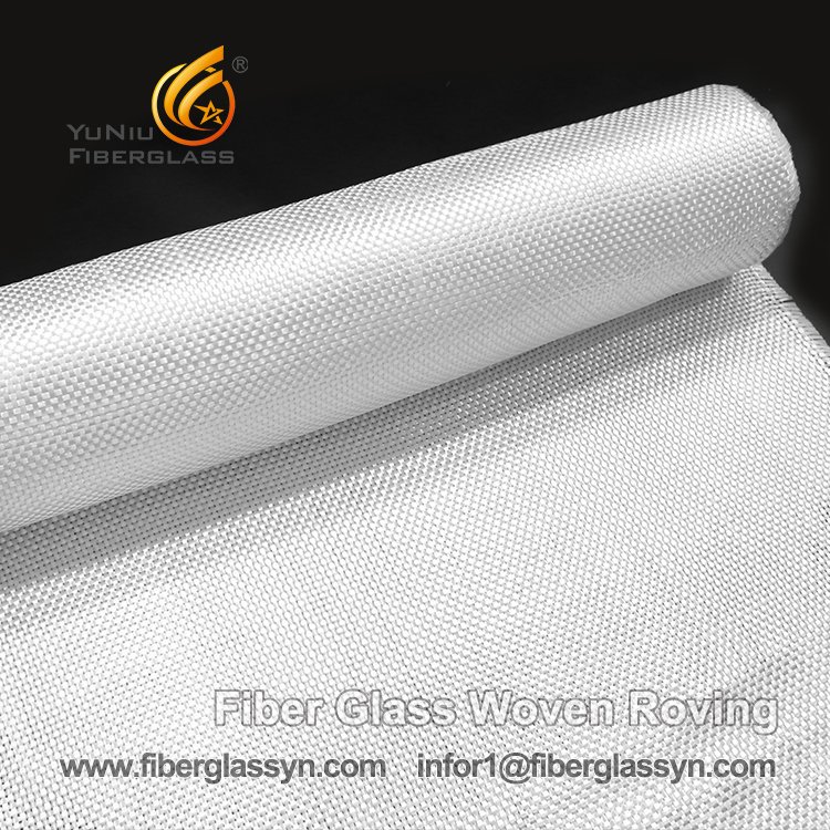 Mèche tissée en fibre de verre yuniu de la meilleure qualité/largeur 1 mètre de mèche tissée en fibre de verre pour la fabrication de bateaux