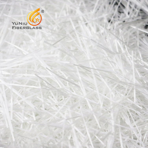 Yuniu haute qualité utilisé pour la construction de brins coupés en fibre de verre Ar
